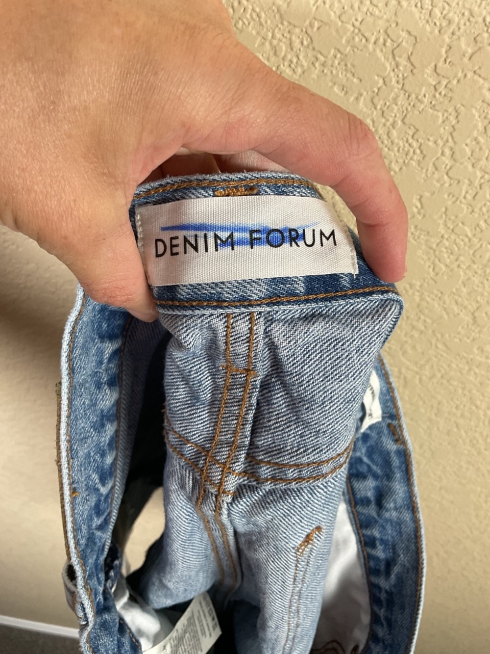 Denim Forum Womens 25 The Ex Boyfriend Short Denim Jean Distressed Shorts Cotton - Picture 8 of 9
